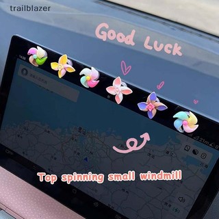 Trailblazer 6 Chiếc Kẹo Màu Cối Xay Gió Xe Đồ Trang Trí, Dễ Thương Bảng Điều Khiển Trung Tâm Trang Trí Mới