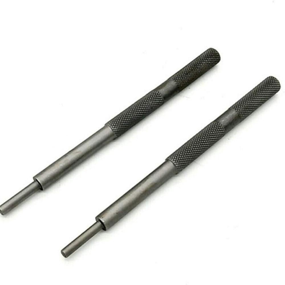 FANIELLAPOWELL 2 Công cụ hướng dẫn van động cơ, Đường kính kim loại: Công cụ sửa chữa van động cơ đa năng 5mm và 5,5mm, Công cụ sửa chữa que mài màu xám đậm Xe máy