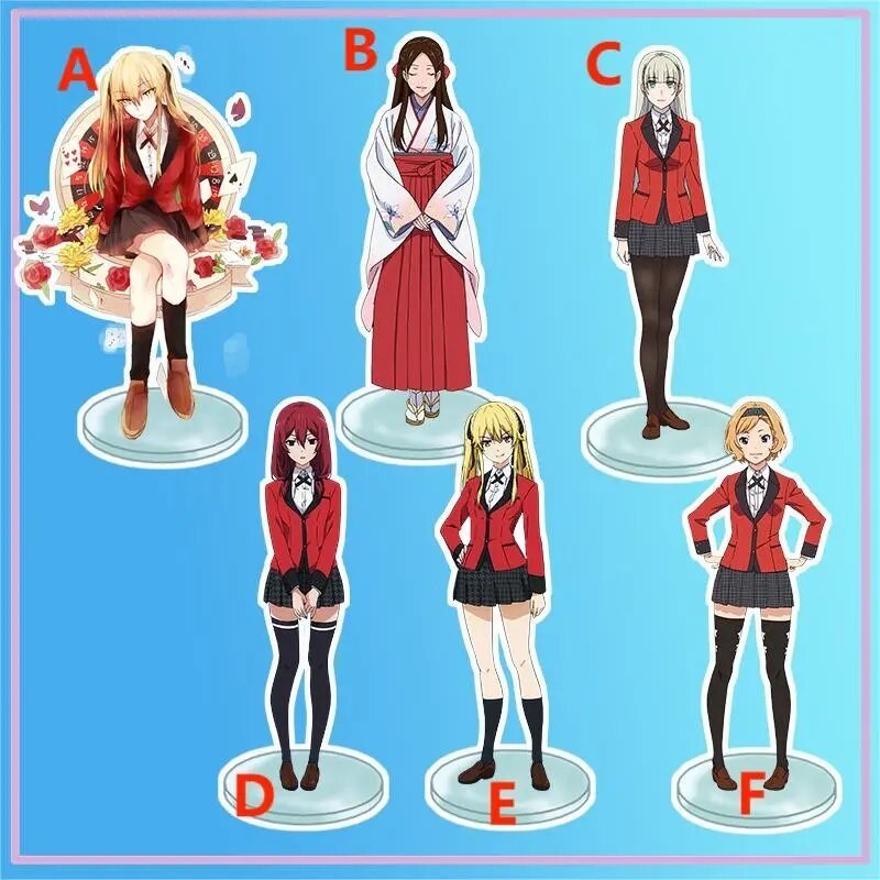 Mô hình Standee học viện đỏ đen Kakegurui Saotome Meari Nishinotoin ...