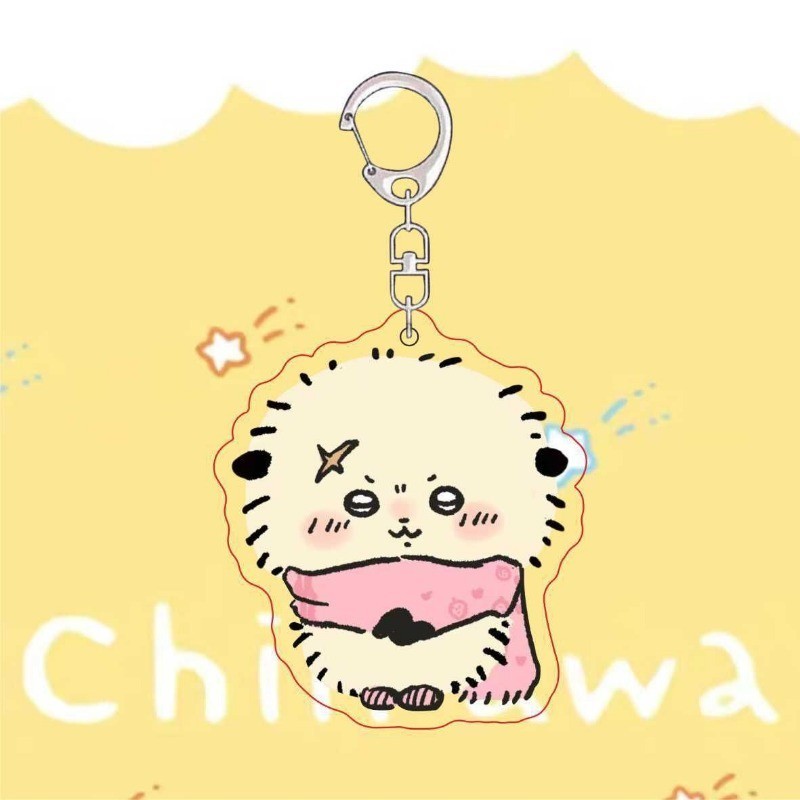 Chiikawa Móc Chìa Khóa acrylic Hình Nhân Vật anime hachiware usagi rakko momonga Dễ Thương