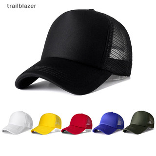 Trailblazer 1 Chiếc Unisex Lưới Trơn Bóng Chày Có Thể Điều Chỉnh Mũ Snapback Cho Nữ Hip Hop Trucker Dạo Phố Bố Nón Mới