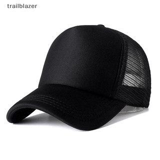 Trailblazer 1 Chiếc Unisex Lưới Trơn Bóng Chày Có Thể Điều Chỉnh Mũ Snapback Cho Nữ Hip Hop Trucker Dạo Phố Bố Nón Mới