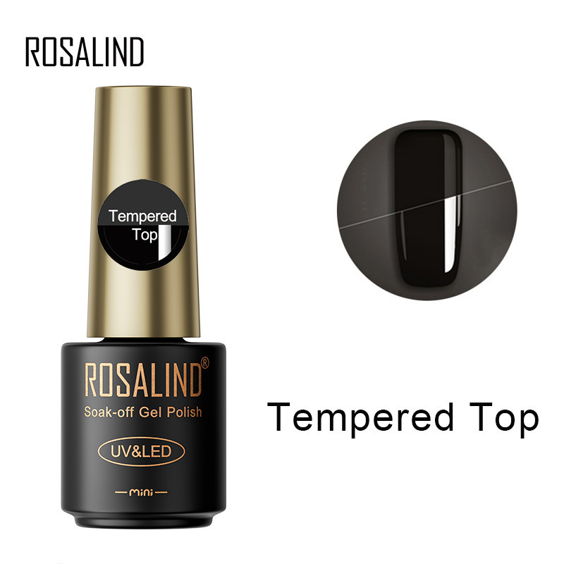 Ảnh Rosalind Cường Lực Top Coat Gel Sơn Móng Tay Ngâm Tắt UV Móng Tay Đế Top Coat Gel Ba Lan Để Bảo Vệ Móng Tay 3
