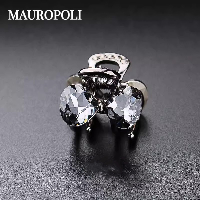 Mauropoli [Sẵn Sàng] Kẹp Nơ Mùa Hè Nữ Nổ Nhỏ Kẹp Trán Gãy Tóc Pha Lê Top Kẹp Mũ Đội Đầu Kẹp Tóc Phụ Kiện Tóc