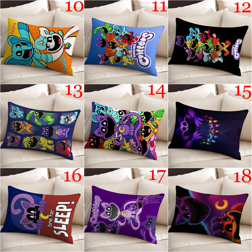 Catnap Poppy Playtime 3 Vỏ Gối Hình Chữ Nhật In Hình Một Mặt Đệm Polyester Trang Trí Nhà Cửa Món Quà Tốt Nhất (Không Có Lõi)