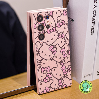 Vỏ Phong Cách Hàn Quốc Cho Vivo Y36 Y78 Y27 4G Y77 5G Y51 Y51A Y31 Y53S 4G V21E 4G T1 5G Y75 Y55 5G Y35 Y22 Y22S V7 5G 4G Vỏ Hoạt Hình Dễ Thương ins Hello Kitty Vỏ Điện Thoại TPU Mềm