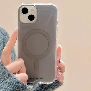 Ốp điện thoại từ tính màu Macaron cao cấp cho iPhone15 14 13 12 Pro Max Vỏ bảo vệ camera chống sốc chống rơi lưng cứng