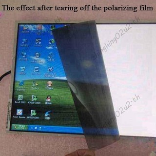 Phim phân cực bộ lọc phân cực LCD / LED cho ảnh phân cực 10X10cm, 5 CÁI Không dính