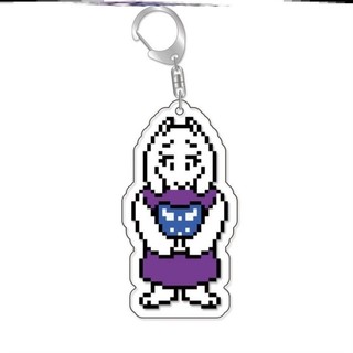 [Móc khóa] Móc khóa hàng hóa Undertale UNDERTALE Mặt dây chuyền acrylic cứng hai mặt trong kho trang trí dễ thương cho các cô gái MRSQ