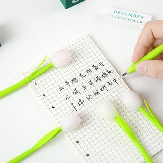 [Mực Đen] Bút Bi Silicon Thân Mềm Hoa Đổi Màu Dưới Nắng Lúc Lắc, Bút Bi Mực Gel Khô Nhanh