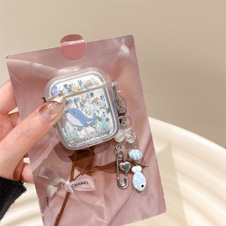Little Dolphin cho Airpods 1 / 2 3 Pro Pro Pro2 Airpod4 Bộ tai nghe Vỏ bảo vệ Bluetooth không dây Air Pods Pro 3 4 Vỏ bảo vệ tai nghe