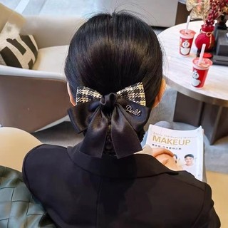 Bộ vỏ bọc tóc Snood Net Bow Barrette cổ điển dành cho nữ