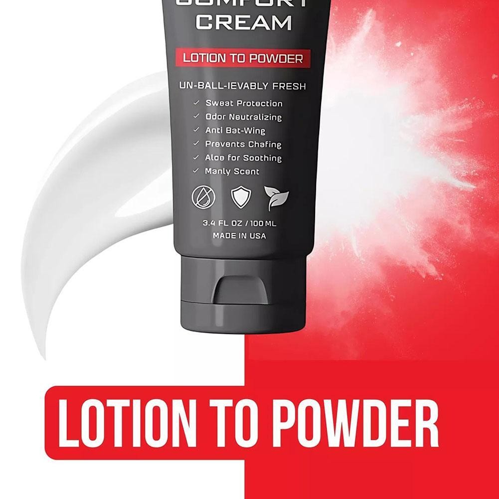Happy Nuts Men 's Comfort Cream Khử Mùi: Chống Mồ Hôi, Khu Vực Vệ Sinh Nhôm Cá Nhân Nam W7q7