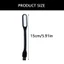 MOON USB 5V Đầu Vào Đèn LED Di Động Chăm Sóc Mắt Mini Đèn Ngủ Tích Hợp 6 Hạt