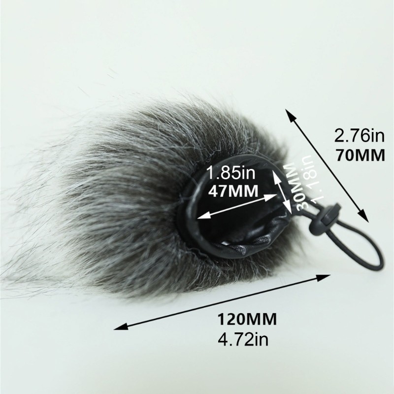 [3C] Kính chắn gió micro lông cho máy ghi âm thiết yếu ZOOM H1 Vỏ micro ngoài trời Kính chắn gió Micro lông