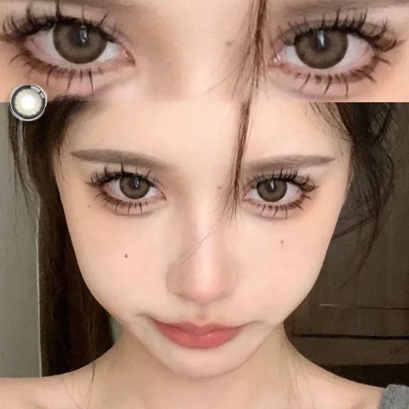 Kính áp tròng tiếp xúc MTTS eyes Đường kính: 14.0mm Ống kính màu xám Ống kính trang điểm mắt màu xanh lam 01