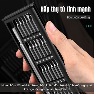 Bộ Tua Vít Đa Năng IKEA MaMa - Bộ Mini 24 Đầu Nhỏ Từ Tính, Sửa Điện Thoại, Laptop Tiện Lợi