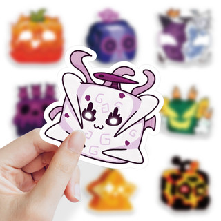 GC9 60 Chiếc BLOX FRUITS Dán Đàn Guitar Vali Cốc Laptop Graffiti DIY Chống Thấm Nước Dán Roblox Một Mảnh Trái Cây CG9