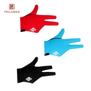 Hilabee 3-Finger Chuyên Nghiệp Co Giãn Tay Phải Snooker Bể Cue Bi-a Xanh