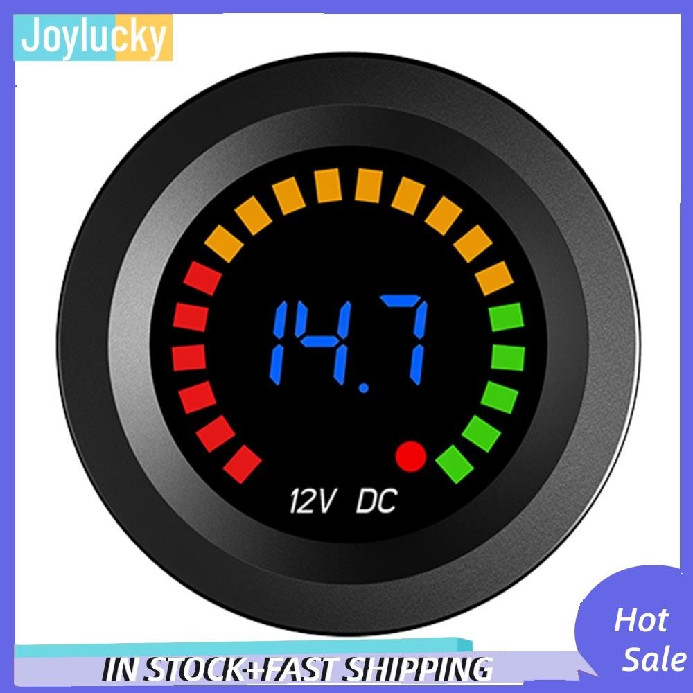 Đèn LED hiển thị màu kỹ thuật số Vôn kế Bảng điều khiển Volt cho xe máy ...