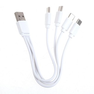 Charmantcc1 Cáp chia USB C Cáp sạc bốn cổng đôi cho điện thoại di động