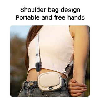 Quạt treo cổ di động Xiaomi Quạt Mini có dây buộc có thể điều chỉnh Quạt làm mát thể thao có thể sạc lại USB không cánh cho trẻ em du lịch