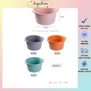 Chậu ngâm chân massage chân nhựa PP dày dặn nhiều màu 36x19cm ANGIHOME