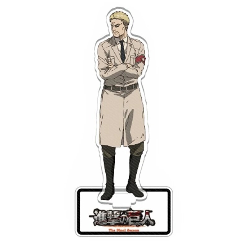Mô hình Standee Attack on Titan Erwin Hange LEvi Eren Army Mikasa Jean Sasha 11 Phụ kiện trang trí để bàn góc học tập