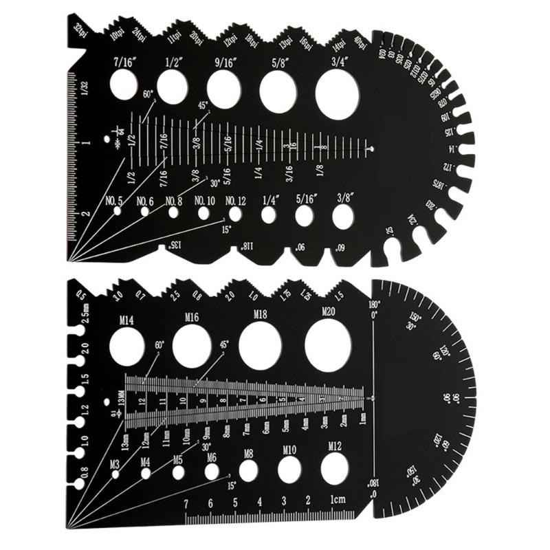 Pcf * Bolt Nut Thread Metric Imperials Thread Test Bolt Gauges Metric