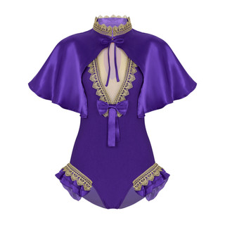 Yhong 2 Phụ Nữ Người Lớn Trang Phục Hóa Trang Halloween Vai Trò Chơi Trang Phục Sáng Bóng Satin Mũi Top Với Không Tay Cắt Cao Cơ Thể Leotard