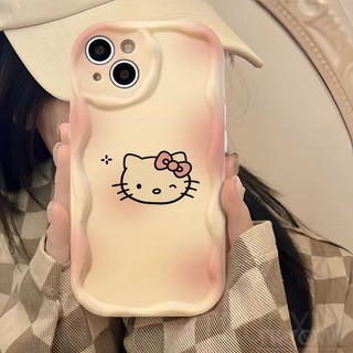 Ốp Điện Thoại Mèo Katie Sáng Bóng Cho iPhone 15 14 13 12 11 Pro Max 15 Plus 14 Plus Cặp Đôi Hoạt Hình Đáng Yêu Mèo Con Vỏ Mềm