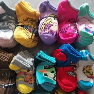 Tất Thuyền Thoáng Khí Loại A Tất Ngắn Cotton Jacquard Cho Bé Trai Bé Gái 1-12 Y