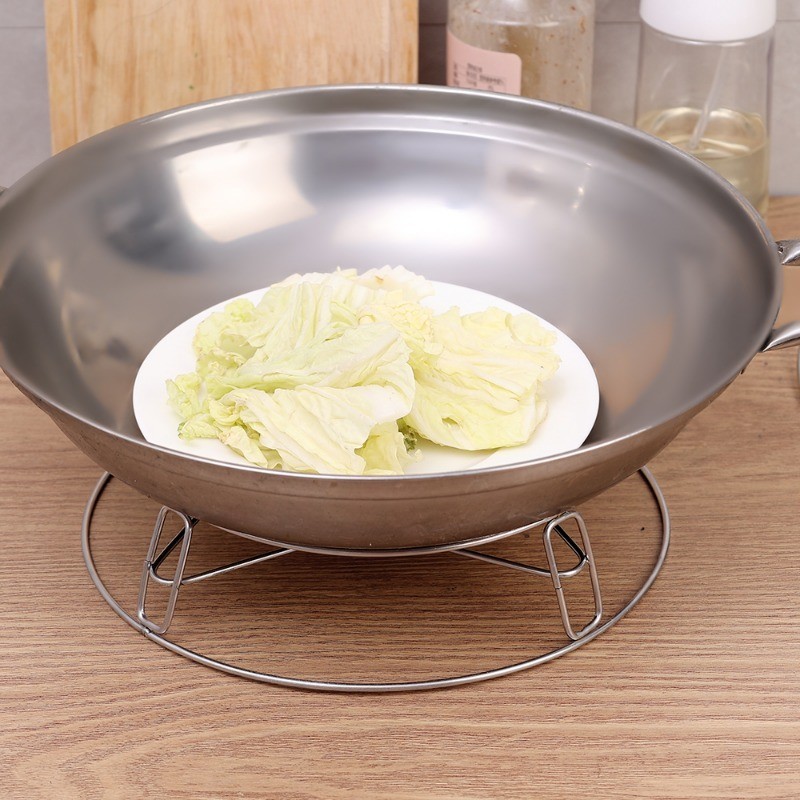 [Nổi bật] Giá đỡ nồi inox - Giá đỡ khay đựng bát đĩa - Giá đỡ hấp ăn sáng - Kệ nấu ăn - Dụng cụ nhà bếp - Ổn định, chống trượt, có thể treo, bền bỉ