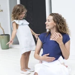 Địu vải Ergobaby Aura Baby Wrap 100% Vicose cho bé 0m+ , đai địu trợ lực em bé sơ sinh - Monnie Kids — ảnh 7