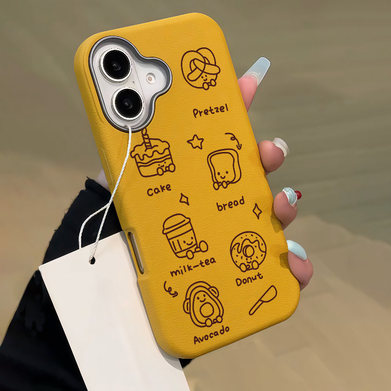 Vỏ Foodie Dễ Thương Cho OPPO Reno 6 6Z 5 5K 5F 5Z 4 Lite 4F 5G 4G Vỏ Da Sang Trọng jellycat Vỏ Điện Thoại Mềm