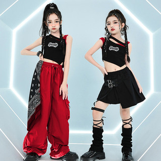 đồ nhảy cho bé gái  đồ tập nhảy cho bé Đồ Nhảy Hiphop Cho đồ biểu diễn cho bộ tập nhảy đồ nhảy hiện đại bộ học nhảy cho đồ biểu diễn cho bé gái Áo crop top vest không tay