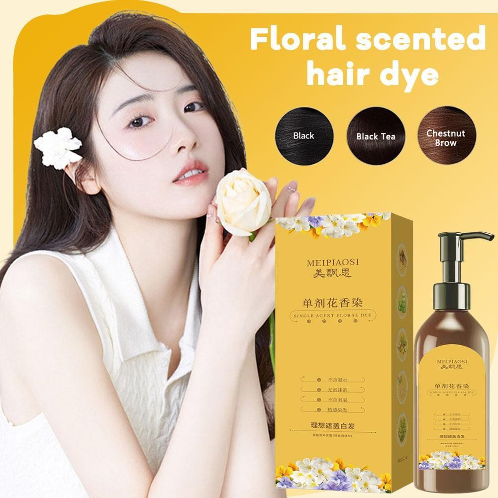Meipiaosi Thuốc nhuộm tóc hoa đơn Công thức thực vật Kích ứng, Thuốc nhuộm nhẹ nhàng 300ml T9k5