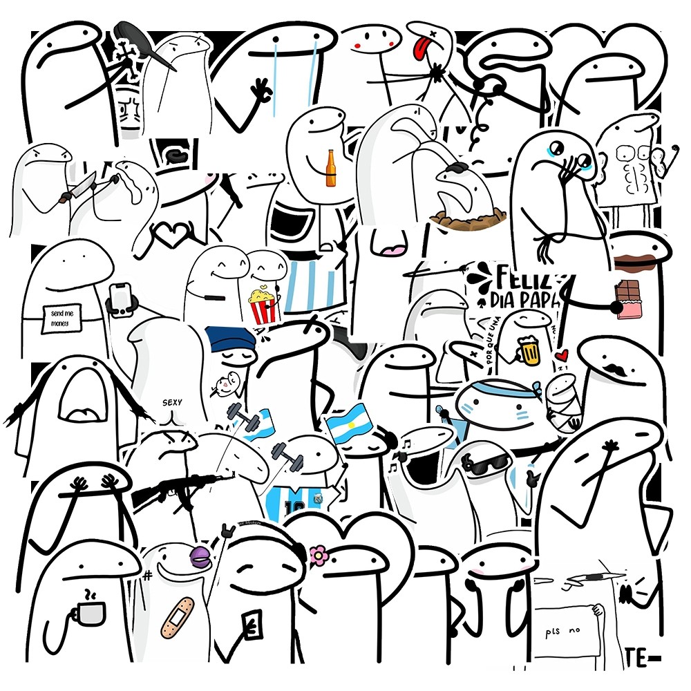 Combo 50 Sticker Meme Thằn Lằn chống nước sticker dán laptop, điện thoại, đàn guitar| MS: 00017 - GÌ CŨNG IN