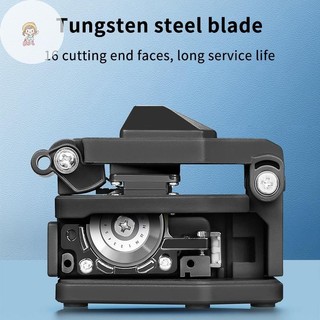 Twe Sợi Cleave AUA-6C Dao Cắt Cáp FTTT Dụng Cụ Dao Sợi Quang Cắt Quang Học Độ Chính Xác Cao Cleaver Dụng Cụ 16 Điểm Lưỡi VN