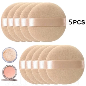 Set 5 Mút Tán Kem Nền Hình Tròn Siêu Mềm Chuyên Nghiệp