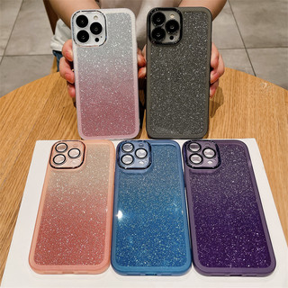 Ốp lưng Tecno Pova 7 4G Vỏ lấp lánh sang trọng Tecno Pova7 Gradient Bling Vỏ silicon trong suốt có bảo vệ ống kính