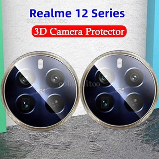 Phim Bảo Vệ Camera Realme12 + Cho Realme 13 12 Pro Plus 12Pro + 12X Realme12Pro Realme12 4G 5G 2024 3D Cong HD Full Cover Camera Kính Cường Lực Bảo Vệ Màn Hình Mặt Sau Ống Kính Phim