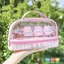 Bút chì thỏ Kawaii TUYỆT VỜI, Hộp bút chì di động hoạt hình PVC Bunnys màu hồng, Túi đựng bút dây kéo 22,5 * 15 * 9,5cm Túi đựng bút chì Kawaii cỡ lớn để làm quà tặng