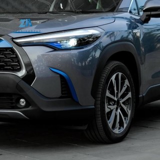 Dành Cho Xe Toyota Corolla Cross 2020 2021 ABS Chrome Xanh Trước Sương Mù Đèn Viền Bao Viền Trang Trí Ngoại Thất