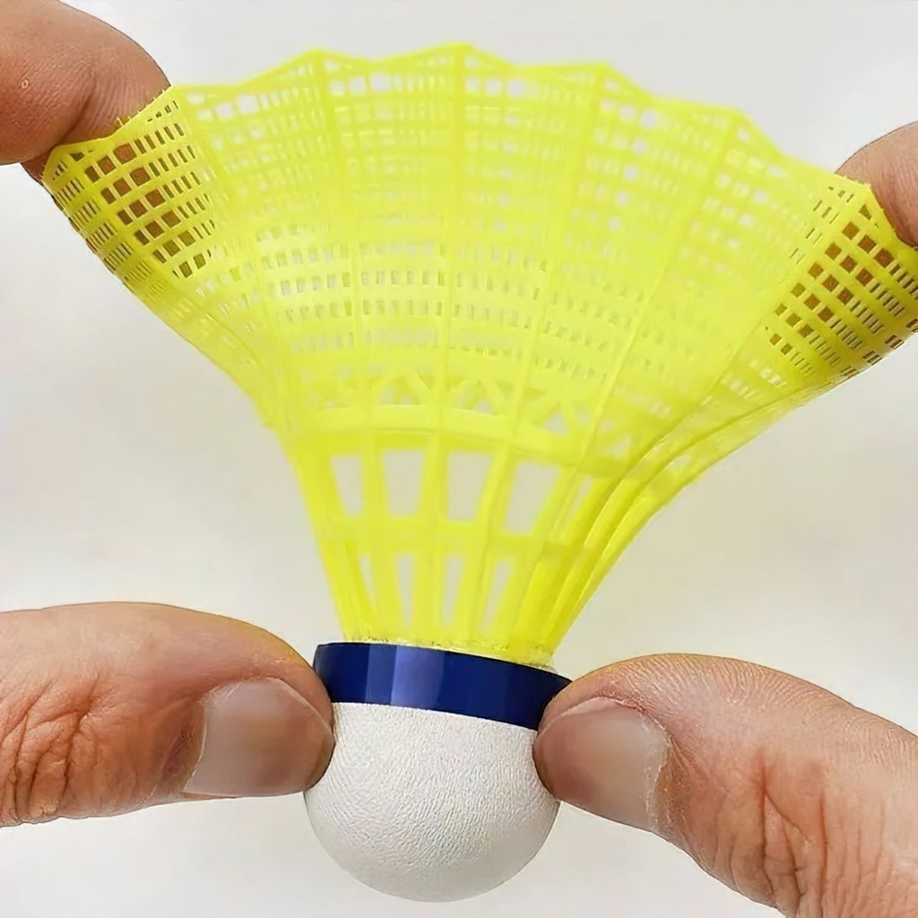 Cầu Lông Bằng Nhựa nylon Bền Màu Vàng Trắng Cho Học Sinh