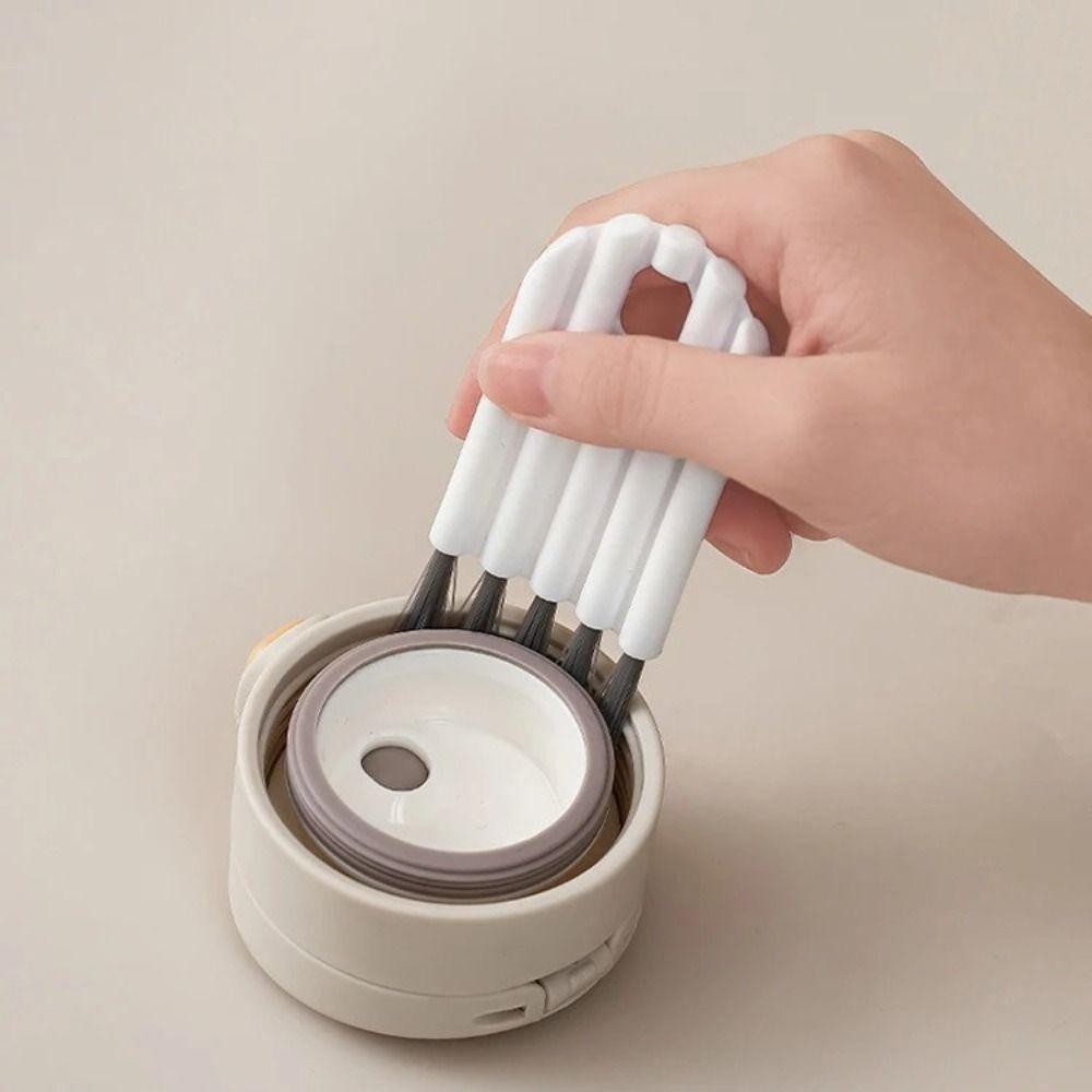 Bàn chải nắp cốc WOODNEST, Bàn chải làm sạch đa chức năng gia đình, Dụng cụ nhà bếp Lược đệm không khí lông mềm