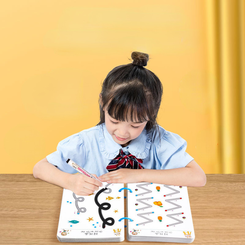 Thẻ Đào Tạo Viết Và Vẽ Vui Nhộn Giấy Xóa Được Mẫu Giáo Thẻ Thực Hành Cơ Bản Giáo Dục Sớm Cho Trẻ Em