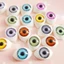 YOLOGO 5 đôi Nhãn cầu búp bê, 12x16mm DIY Doll Acrylic Eyes, Động vật Phần An toàn Búp bê Mắt DIY BJD Doll