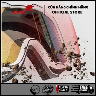 Kính dây Motowolf Chính Hãng Gắn Mũ Bảo Hiểm_ KÍnh cào cào Motowolf