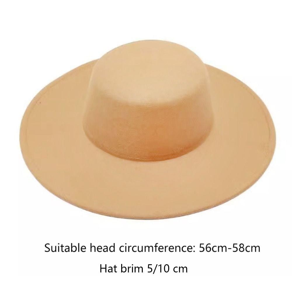 AWNGD Nữ Flatcap, Mũ nỉ cổ điển phong cách Hepburn, Nhà thờ mũ Panama rộng vành màu trơn kiểu Pháp